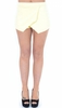 Helena Pale Yellow Skorts