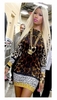 Nicki Minaj Multi Coloured Leopard Print Mini Dress