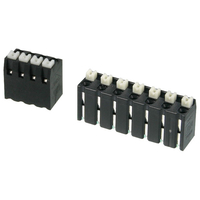 3 Pole 3.5mm Pitch Springcon Button PCB Mount Vertical