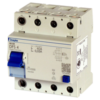 Doepke 40-4/0.03DFS4-A 40Amps 4Pole RCCB 30Ma Type A Curve 4 Module