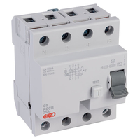 Garo GCD 25-4-03 25Amps 4Pole RCCB 30mA Type A Curve 4 Module