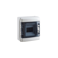 Garo GCUT6 6 Module 1 Row Plastic Enclosure IP65