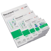 GBC Document Laminating Pouches A5 Gloss 125 Micron Pack of 100