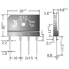 GBI25J Diotec Bridge Rectifier Diode 25A 600V