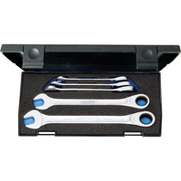 Gedore 2297442 7 R-012 Combination Ratchet Spanner Set 12 Piece