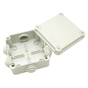 Gewiss GW 44 024 Junction Box IP55 Quick Fix Lid Grey 100 x 100 x. ..