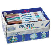 Giotto 494700 Decor Textile Multisurface Art Markers Box of 48