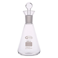Glassco Flask Iodine,  Borosilicate Glass 250ml Single