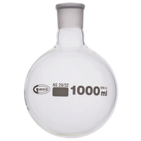 Glassco Jointed Round Bottom Glass Flask with Short Neck 100ml,  24...
