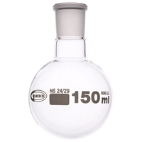 Glassco Jointed Round Bottom Glass Flask with Short Neck 150ml,  24...