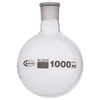 Glassco Jointed Round Bottom Glass Flask with Short Neck 1L,  29/32...