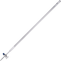 Glassco Straight Bore Burette with Glass Stopcock,  Class B,  100ml