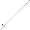Glassco Straight Bore Burette with Glass Stopcock,  Class B,  10ml