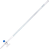 Glassco Straight Bore Burette with Glass Stopcock,  Class B,  25ml