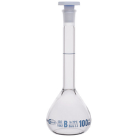 Glassco Volumetric Glass Flask Class B 100ml Pack of 2