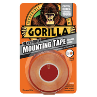 Gorilla Glue 3044100 Gorilla Heavy-Duty Mounting Tape 25.4mmx1.52m...