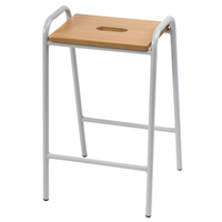 Proform Europe 620mm High Beech Steel Frame Stool (Pack 4)