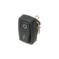 SCI R13-228A BLACK On-off Rocker Switch 2P SPST Panel Mount 10A 12...