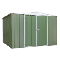 Sealey GSS3030G Galvanised Steel Shed Green 3 x 3 x 2.1m