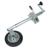 Sealey TB37 Jockey Wheel and Clamp Ø50mm - 200mm Solid Wheel