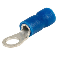TruConnect M4 Stud Size Blue 30A Ring Connector/Crimp Terminal - P...