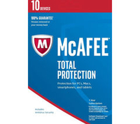 MCAFEE Total Protection 2017 - 1 year for 10 devices