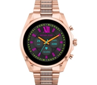 MICHAEL KORS Gen 6 Bradshaw MKT5135 Smart Watch with Google Assistant- Rose Gold,  Stainless Steel Strap,  44 mm