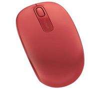 MICROSOFT 1850 Wireless Mobile Optical Mouse - Red