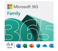 MICROSOFT 365 Family - 12 months (automatic renewal) for 6 users