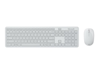 Microsoft Bluetooth Desktop - keyboard and mouse set - UK - Glacier