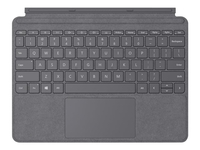 Microsoft Surface Go Type Cover - keyboard - with trackpad,  accelerometer - British English - light charcoal