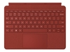 Microsoft Surface Go Type Cover - keyboard - with trackpad,  accelerometer - British English - poppy red