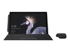 Microsoft Surface Go Type Cover - keyboard - with trackpad,  accelerometer - UK - black