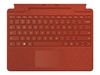 Microsoft Surface Pro Signature Keyboard - keyboard - with touchpad,  accelerometer,  Surface Slim Pen 2 storage and charging tray - poppy red