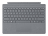 Microsoft Surface Pro Signature Type Cover - keyboard - with trackpad - English - light charcoal