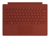 Microsoft Surface Pro Signature Type Cover - keyboard - with trackpad - English - poppy red