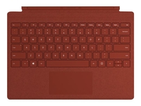 Microsoft Surface Pro Signature Type Cover - keyboard - with trackpad - English - poppy red