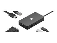 Microsoft USB-C Travel Hub - docking station - USB-C - VGA,  HDMI - GigE