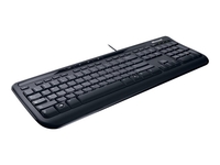 Microsoft Wired Desktop 600 for Business - keyboard and mouse set - black