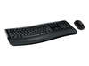 Microsoft Wireless Comfort Desktop 5050 - keyboard and mouse set - UK