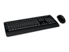 Microsoft Wireless Desktop 3050 - keyboard and mouse set - UK