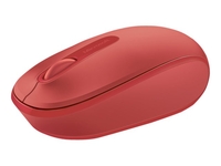 Microsoft Wireless Mobile Mouse 1850 - mouse - 2.4 GHz - flame red