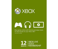 MICROSOFT Xbox LIVE Gold Membership 12 Month Subscription