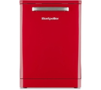 MONTPELLIER MAB1353R Full-size Dishwasher - Red