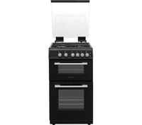 MONTPELLIER MDOG50LK 50 cm Gas Cooker - Black & Silver