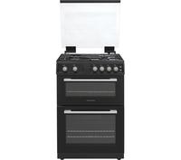 MONTPELLIER MDOG60LK 60 cm Gas Cooker - Black & Silver