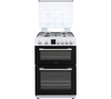 MONTPELLIER MDOG60LW 60 cm Gas Cooker - White & Silver