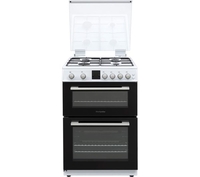 MONTPELLIER MDOG60LW 60 cm Gas Cooker - White & Silver