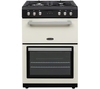 MONTPELLIER MMRDF60FC 60 cm Dual Fuel Cooker - Cream & Silver