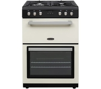 MONTPELLIER MMRDF60FC 60 cm Dual Fuel Cooker - Cream & Silver
